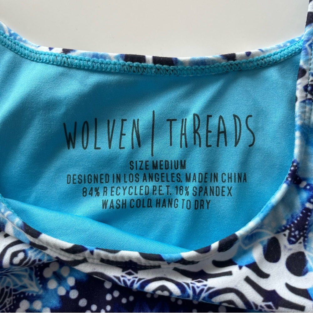 Wolves Threads Blue Mandala Top - Picture 3 of 3